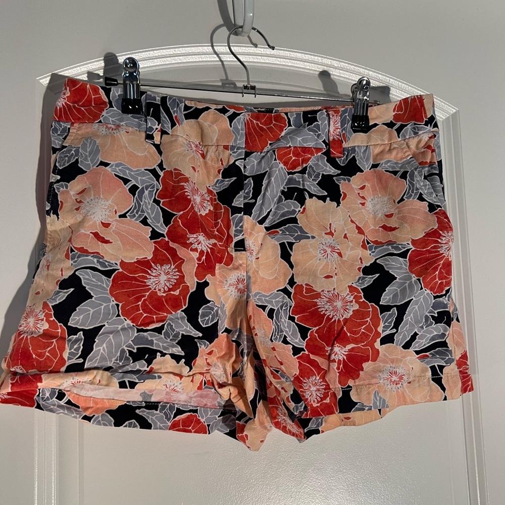 LOFT floral print shorts
